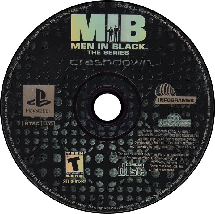 Men in Black the Series Crashdown media 5 for Playstation